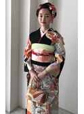 新日本髪メイク振袖着付け