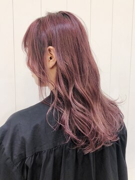 アイティー バイ アルバム 中野店(IT by ALBUM) ピンクロング_ローライトスリークボブ厚めバング_ba288622