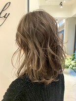 オースティン 流山おおたかの森(AUSTIN)&nbsp;大人かわいい前髪セシルカットココアブラウンフリンジウェーブ