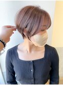 チョコレートハイライトカラー縮毛矯正ストレートパーマreve志村