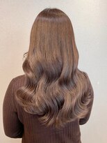 大人かわいいコテ巻き＊カール＊ショコラベージュ11ZinaCENTRAL
