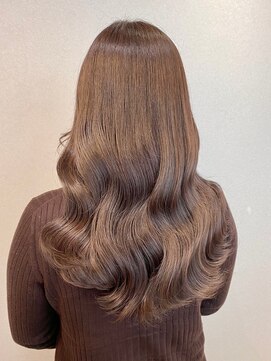 ジーナ セントラル銀座(Zina) 大人かわいいコテ巻き＊カール＊ショコラベージュ11ZinaCENTRAL