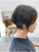 フェミニンショート/ダークアッシュ