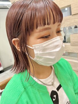 テテ(TETE) サーモンピンクxベージュ