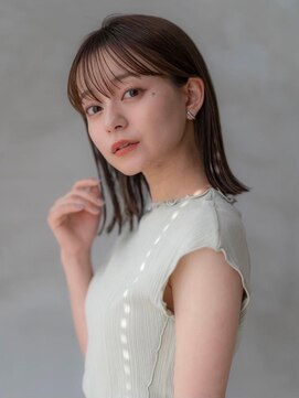 ドットハリス(.Hallis) 大人かわいい/小顔/ミディアムレイヤー/20代30代40代