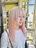 ガルボヘアー 名古屋栄店(garbo hair) #アンブレラカラー#ホワイト#ホワイトピンク#10代#20代#名古屋