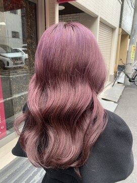 インデックスヘアーユー 錦糸町店(in'dex hair - U) ピンクラベンダー[錦糸町/錦糸町ブリーチ/ケアブリーチ]