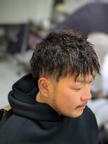 カットハウス パセリ ほどよいツイストパーマ　　<理容室>/メンズ/バーバー/