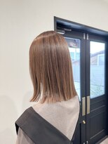 ラヴィン(LOVIN’)&nbsp;髪質改善/ベージュ/ミディアムボブ