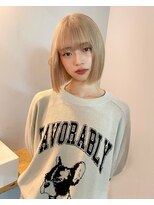 チーカ(chica)&nbsp;cream beige×ぷつっとbob