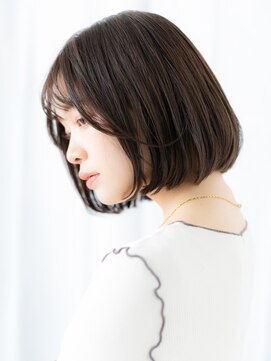 ドクターズサロン LAB 小山店 髪質改善シースルーバング大人ガーリーボブe小山20代30代40代