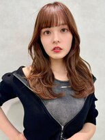 アッシュ 中野店(Ash)&nbsp;イメチェン/似合わせカット/フルバング/レッドブラウン/中野
