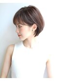 大人グラデーションショート
