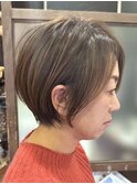 ☆イメチェン大人かわいい★ショートボブ/白髪ぼかし/ハイライト