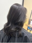 ブリーチなし透明感カラー