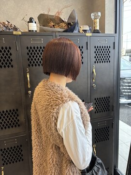 アチーブリス(achieve Liss) 大人可愛い切りっぱなしミニボブ×小顔シースルーバング20代30代