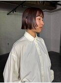orangebrownミニボブ