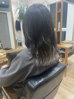 サンテリア(sun terria) ベージュ裾カラー