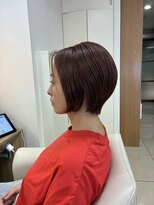 スタイル 茅ケ崎(STYLE)&nbsp;くびれヘア/アプリコットオレンジ/夏のヘアアレンジ