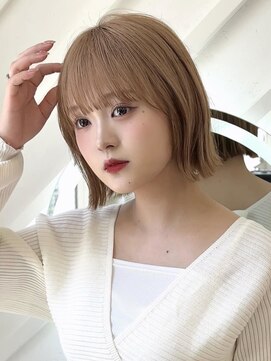 ロンドリメゾン 原宿(Lond re Maison.) マロンベージュ/ボブ/前髪/レイヤー/小顔/髪質改善/縮毛矯正原宿