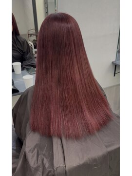 ジルバイジゼル(JILL by GiseL) ロング　ケアブリーチ　顔周り　ピンク　10代20代