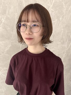 コモダ 神戸三宮(comoda) ボブレイヤー×ピンクブラウン