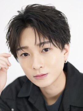 オーシャントーキョー 心斎橋(OCEAN TOKYO WEST) シースルーセンターパートツーブロックラウンドマッシュウルフ