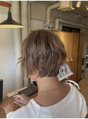 くせ毛ショート