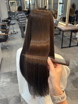 滑らかブラウンカラー