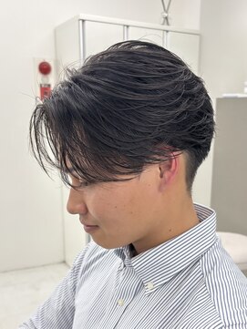 毛流れセンターパート