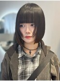 あご下2cm王道ボブ 顔周りレイヤー 大阪