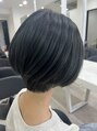 アグ ヘアー フィッツ 旭川豊岡店(Agu hair fits)&nbsp;（ショートボブ×暗髪）とても人気スタイルです♪