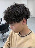 宇都宮メンズカットメンズパーマ波巻きスパイラルパーマツイスパ