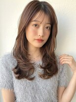 カバーヘア ブリス 志木南口駅前店(COVER HAIR bliss)&nbsp;上品ワンホンレイヤー/ハッシュカットミルクティーベージュp志木
