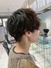 【トップの潰れ・セットのしにくさでお困りの男性】カット＋波巻き/ツイスパ