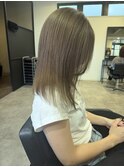 20代30代40代大人可愛いアッシュグレージュダブルカラー
