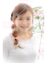 ヘアーデザイン キャンパス(hair design Campus) スタイリストの気まぐれセット☆アクセを沢山つかって、、