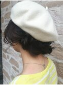 帽子アレンジ