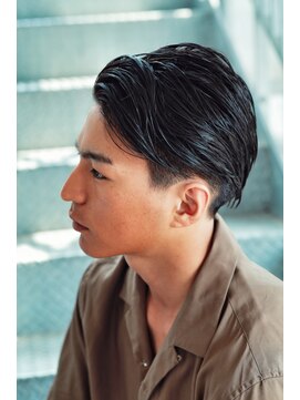 リップスヘアー 銀座(LIPPS hair) ルードジェリーリバース イメチェン オールバック 刈り上げ