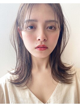 ケーツー あべのキューズモ－ル店(K-two) [K-two]センターパート×ベージュカラー[天王寺/阿倍野]