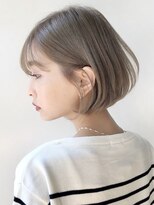【GARDEN川谷】20代30代大人可愛い小顔ボブ×グレージュ