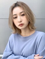 アイティーバイアルバム 八王子店(IT by ALBUM) エアリーワンカールボブ_Aラインボブマロンベージュ_28179