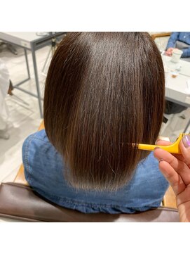 ヘアー ミッション 心斎橋店(hair Mission) ボブスタイルにも髪質改善でツヤサラ