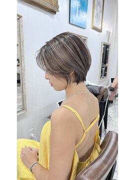 ナイン 麻布十番(NINE) バレイヤージュショート