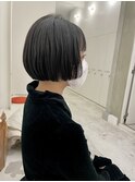 黒髪×ミニボブ