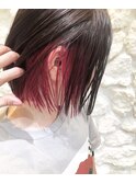 Moana【大宮】インナーカラー＃ピンク＃ケアブリーチ#カジュアル