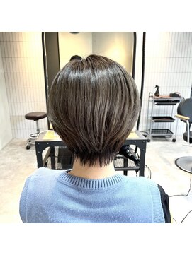 グラ デザイン アンド ヘアー 天王寺店(GRAS DESIGN & HAIR by HEADLIGHT) ポイントぼかしハイライト×ショート