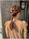 成人式ヘア　ヘアセット　ヘアアレンジ
