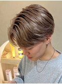 センターパートニュアンスパーマコンマヘア韓国センター分け横浜