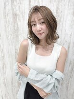 ニューヨークニューヨーク テラッソ姫路店(NYNY) レイヤーベージュイメチェン小顔美髪切りっぱなしボブ